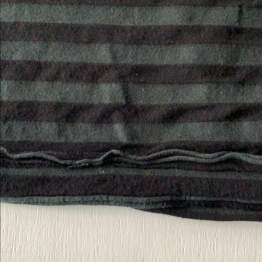 Exhilaration Striped Tank Cap Sleeves Rolled Edges - Picture 6 of 6